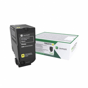 LEXMARK 75B20Y0, originalni toner, rumen, 10000 strani