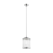 Zuma Line P0528-01F-F4AC - Luster na sajli SERGIO 1xE14/40W/230V hrom