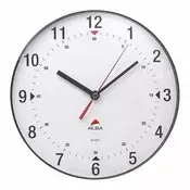 Zidni sat, magnetska leđa, 25 cm, ALBA Classic, crni HORCLASMAG
