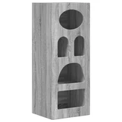 Vidaxl Strani šal ELST Siva Sonoma 40 x 35 x 100,5 cm Konstruiran les