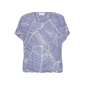 Kaffe Bluza Amber indigo/bela