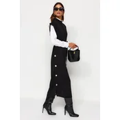 Trendyol Modest Ženska haljina Tctaw24Uv00038, Crna