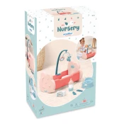 Kolíska s kolotočom Nursery Écoiffier s doplnkami pre 30 cm bábiku od 18 mes ECO1835