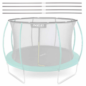 shumee Mrežni obroč za trampolin tip C 252 cm 8 ft Neo-sport