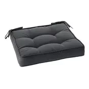 GARDEN LINE Jastuk za vrtne stolice 40x40x6 cm CUSH – Tamno siva