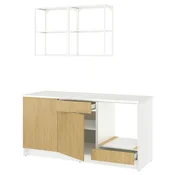 KNOXHULT Kuhinja, imitacija hrasta, 180x61x220 cm