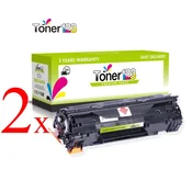 toner123 Komplet Canon 725/3484B002/CRG-725/LBP-6000, LBP-6020, LBP-6030/MF-3010 kompatibilna tonerja (2) - 2 x črna