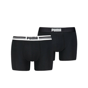 Puma Everydays Boxer Briefs 2 pack, Black, Size 6, Clothing