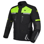 Motoristicka jakna RSA Storm crno-sivo-fluo žuta
