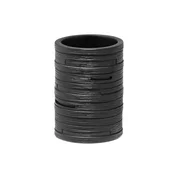 HELEN freestanding tumbler holder, black - Črna - 72x100 mm - Gedy - HELEN - 24 - Poliresin - Držalo za kozarec - Krožni - 72 - 100 - 72 - 14