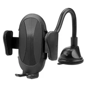 INF Držalo za mobilni telefon za armaturno ploščo in prezračevalno odprtino Black, (5000284139)