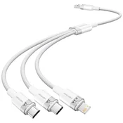 1 to 3 Vention Usb 2.0 A Kabel Za Lightning Iphone Micro Usb Type-C Telefon 15M