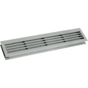 Prezračevalna rešetka za sobna vrata 454 x 90 mm siva
