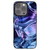 Silikonski črni ovitek za Apple iPhone 15 Pro - Iris liquid