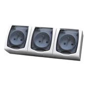 COS.PEL GNH-3NZ/00/D VTIČNICA 3X2P+Z MADERA BELA DIMNA LOPUTA