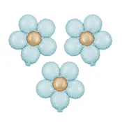 shumee Folija balon z motivom marjetice, moder cvet, 47,5 x 59,5 cm