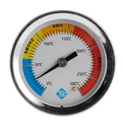 INF Bimetalni pečični in žar termometer, nerjaveče jeklo, analogni, (5000203081)