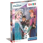 Clementoni Ledeno kraljestvo Puzzle 104 kosov