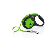 FLEXI Povodac za pse New Neon Tape S, 5m, Do 15 kg, Zeleni