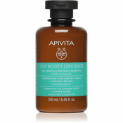 Apivita Holistic Hair Care Nettle & Propolis šampon za mastno lasišče in suhe konice las   ml