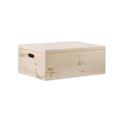 AtmoWood Lesena škatla s pokrovom 60 x 40 x 23 cm