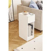Hanah Home pomocni sto Truva, 33 cm, beli