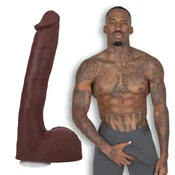 Doc Johnson Signature Cocks Pressure ULTRASKYN Vac-U-Lock 10 Chocolate