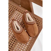 Boto Childrens Snow Boots With Embroidery Camel Prina