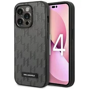 Karl Lagerfeld KLHCP14XSAKLHPG iPhone 14 Pro Max 6,7 hardcase grey Saffiano Mono Metal Logo (KLHCP14XSAKLHPG)