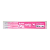 Refill za kemijsku olovku PILOT Frixion Clicker/Ball, brišiva, 0,35 mm, ružicasta, 3 komada BLS-FR-7-P-S3