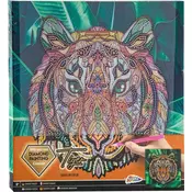 Grafix - Dijamantno slikanje na platnu Tiger 30 x 30 cm