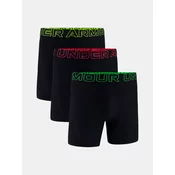 Moške boksarice Under Armour Perf Tech Mesh 6in 3Pack Black  S