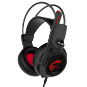 DS502 gaming headset crveno-crno
