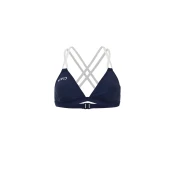 VIVID Bikini zgornji del nočno modra/naravno bela