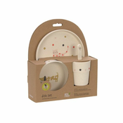Lässig komplet jedilni set PP/celuloza little mateys spicy orange 1310062856