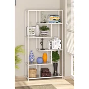 Hanah Home Polica za knjige By-30, 90x172x30 cm, Bela
