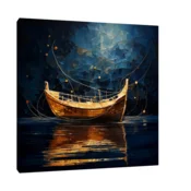 Canvas Slika na platnu Brod na pucini 2, Bez rama, 120x120 cm