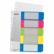 Leitz Plastični WOW - A4+, barvni, 1-5