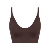 Trendyol Milla ženski top Twoss22Ss0045, tamno braon-braon