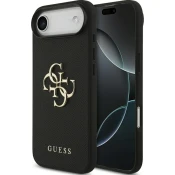 Maska Guess Grained Big 4G & Classic Logo do Apple za iPhone Air crna