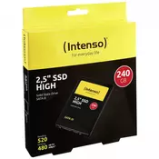 (Intenso) SSD Disk 2.5, kapacitet 240GB, SATA III High - SSD-SATA3-240GB/High