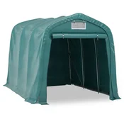 Vidaxl Garažni šotor PVC 2,4x3,6 m zelen