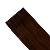 SEISETA Prirodna kosa za nado gadnju, Keratin, 50/55cm, 2 Dark Brown, 25 pramenova