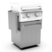 Brabura Voziček za žar Inox 20