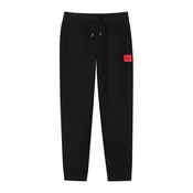 HUGO Spodnji del trenirke G01182 S Črna Regular Fit