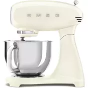 SMEG SMF05CREU Kuhinjski robot krem v za barve slogu 50-ih let, 1000 vatov, 4,8 litra posode mešanje in dodatki
