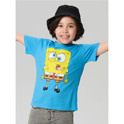 Sinsay - Majica s kratkim rukavima SpongeBob SquarePants - voda