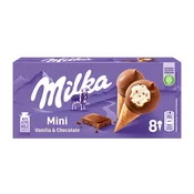 Sladoled kornet Milka mini, Nestle, 8 x 25 ml