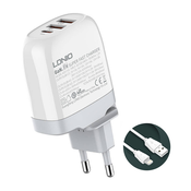 LDNIO Kucni punjac A3511Q PD, QC4+, QC3.0, PPS, 65W USB na Lightning