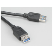 Akasa USB 3.0 Kabel, Type A, 1,5m - black AK-CBUB02-15BK